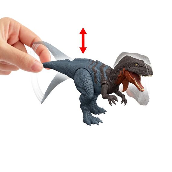 Jurassic World Wild Roar Dinosaurier-Actionfigurspielzeuge, Spielzeug, Beißangriff und Brüllgeräusch, 4 image