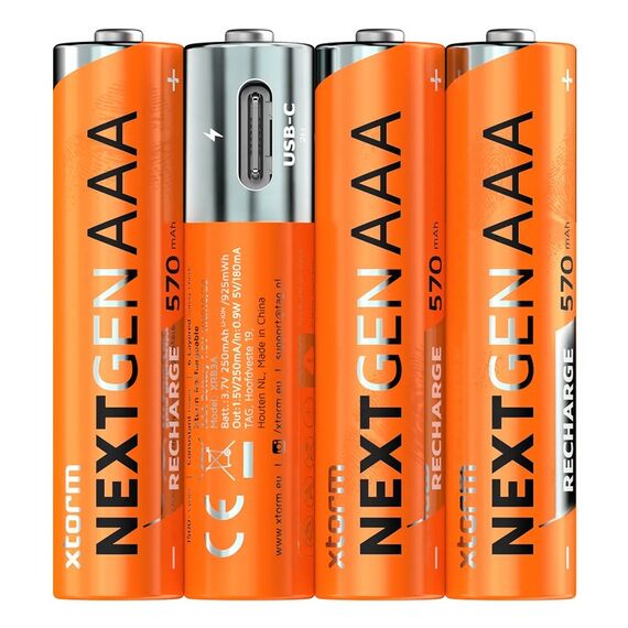 Xtorm XNG3AB4 Haushaltsbatterie Wiederaufladbarer Akku AAA