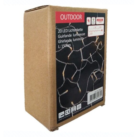 dameco 80432 Lichterkette 1,5 m 20 Lampen LED, 5 image