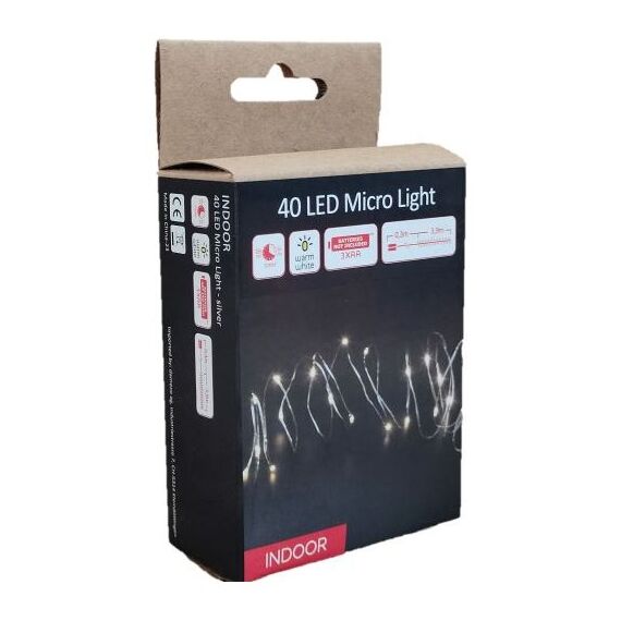 dameco 81017 Lichterkette 3,9 m 40 Lampen LED, 3 image
