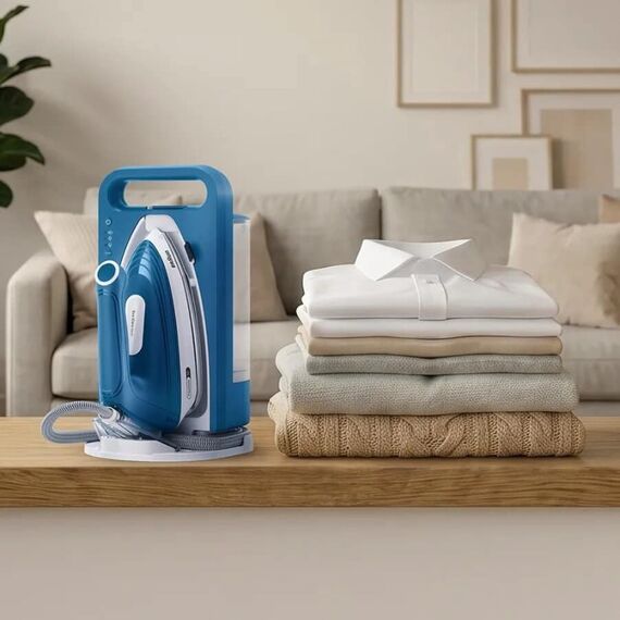 Braun UPStyle 2 IS2745BL Dampfbügelstation mit Druckdampf 1,5 l EloxalPlus soleplate Blau, 6 image