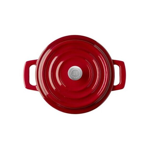 APS-Germany 5 STARS Kochtopf Set Rot Edelstahl 0,35 l