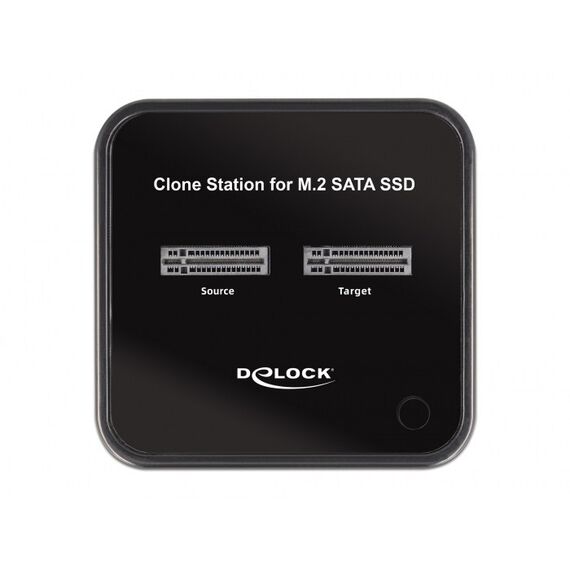 DeLOCK M.2 Dockingstation für 2 x M.2 SATA SSD mit Klon Funktion, 3 image