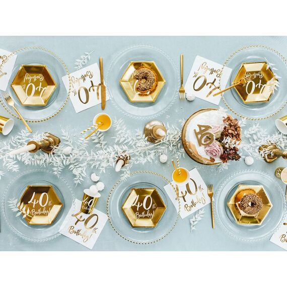 PartyDeco SCU5-40-019 Kuchenkerze/Wunderkerze Gold 1 Stück(e), 3 image