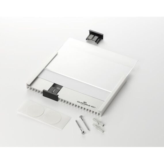 Durable 480523 Zeichenhalter und Informationsstand Schilderhalter Acryl Silber, 2 image