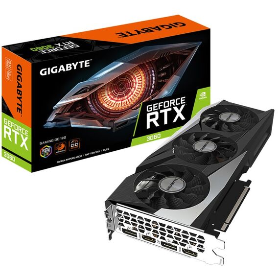 GIGABYTE GAMING GeForce RTX 3060 OC 12G (rev. 2.0) NVIDIA 12 GB GDDR6, 5 image