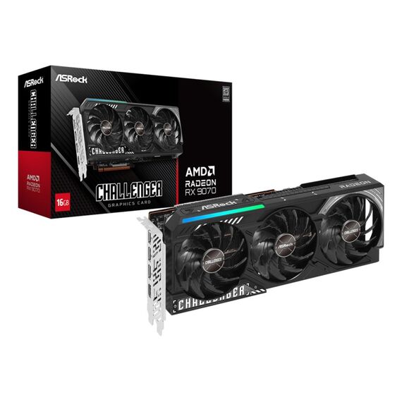 Asrock Challenger Radeon RX 9070 AMD 16 GB GDDR6, 4 image