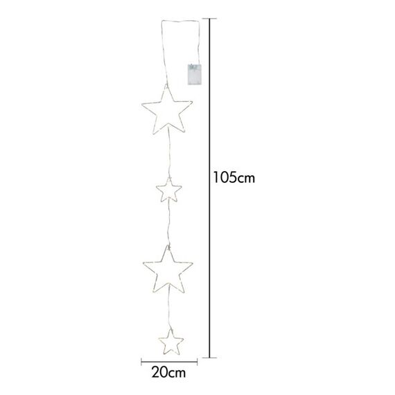 Star Trading 729-76 Leichte Dekorationskette 60 Glühbirne(n) LED 0,3 W
