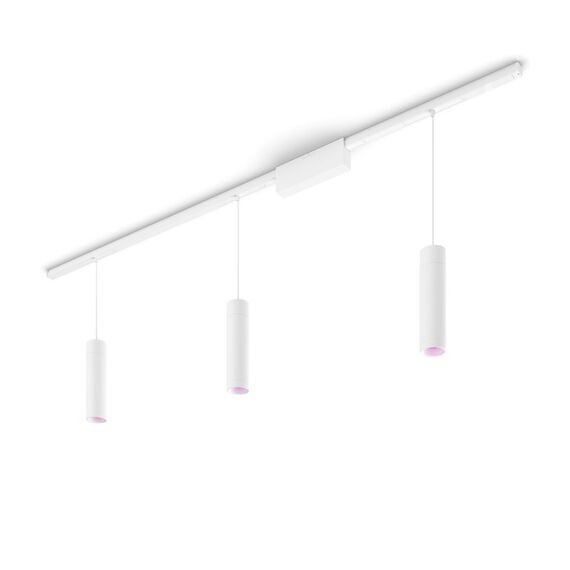 Philips Hue White and Color ambiance Perifo Basis-Set Deckenleuchte weiß gerade (3 Pendel)