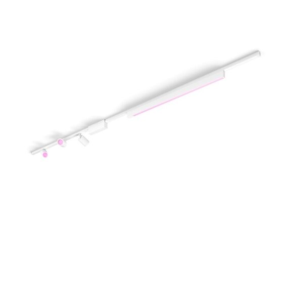 Philips Hue White and Color ambiance Perifo Basis-Set Deckenleuchte weiß gerade (3 Spots, 1 Light Bar)