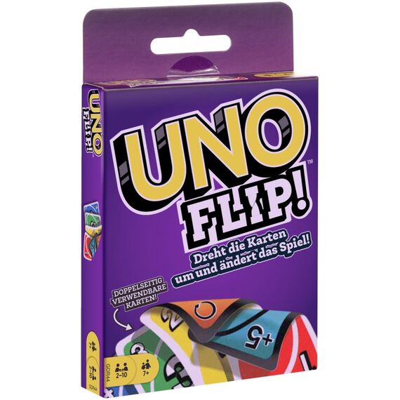 Mattel Games UNO Flip, Kartenspiel, Gesellschaftsspiel, Familienspiel, Kinderspiel, 8 image