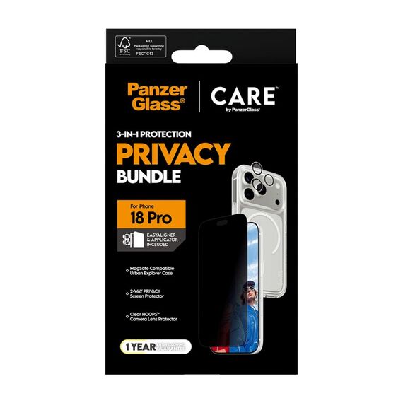 PanzerGlass CARE Handy-Schutzhülle 16 cm (6.3") Cover Transparent, 3 image