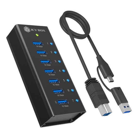 ICY BOX Club Hub 618 (7-Port, 10Gbps USB), 2 image