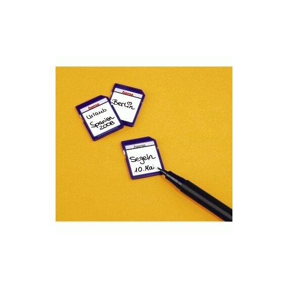 Hama "SD/MMC" Memory Card Labels selbstklebendes Etikett Weiß 18 Stück(e), 2 image