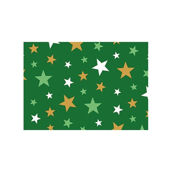 Braun + Company Silent Night, dark green Geschenkpapier 2mx70cm