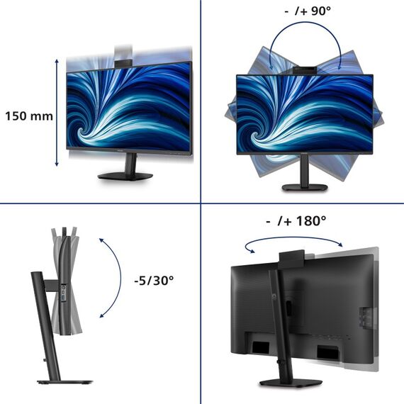 Philips 27B2N3500JH Computerbildschirm 68,6 cm (27") 2560 x 1440 Pixel Quad HD LCD Schwarz, 3 image