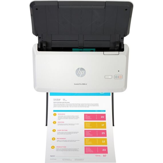 HP ScanJet Pro 2000 s2 Scanner mit Vorlageneinzug 600 x 600 DPI A4 Schwarz, Weiß, 8 image