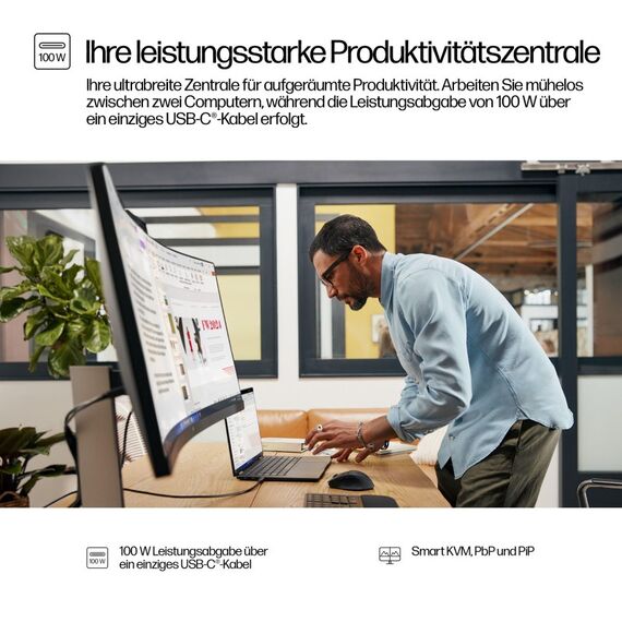 HP Series 5 Pro Serie 5 Pro 34-Zoll-WQHD-USB-C-Konferenzmonitor – 534pm, 7 image