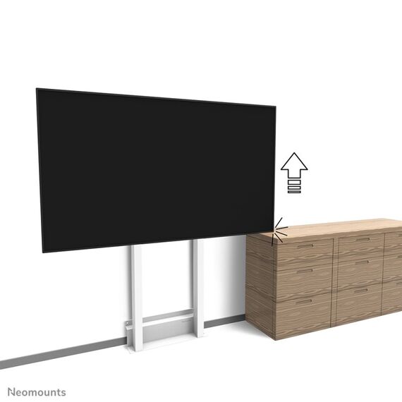 Neomounts WL55-875WH1 TV-Bodenständer 55-100" - Wand - motorisiert - TÜV, Farbe: Weiß, 6 image