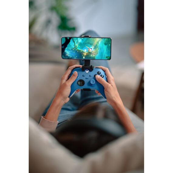 Microsoft Xbox Wireless Controller Blau, Weiß Bluetooth/USB Gamepad Analog / Digital Android, PC, Xbox One, Xbox One S, Xbox One X, Xbox Series S, Xbox Series X, iOS, 11 image