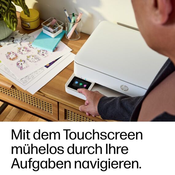 HP ENVY 6130e Wireless All-in-One Farbe Drucker, Instant Ink; Fotodruck, 7 image