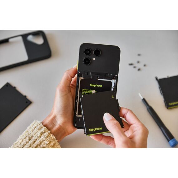 Fairphone The (Gen 6) 16 cm (6.31") Dual-SIM Android 15 5G USB Typ-C 8 GB 256 GB 4415 mAh Schwarz, 6 image