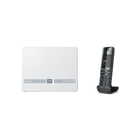Gigaset N530 + C600H DECT-Telefon Schwarz, Weiß