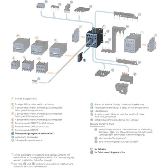 Siemens Varistor m.LED,AC24-48V,DC12-24V, 5 image