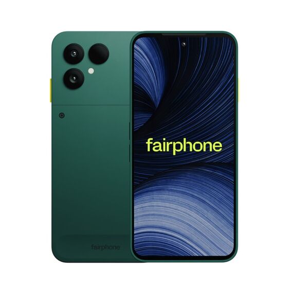 Fairphone The (Gen 6+) 16 cm (6.31") Dual-SIM Android 16.0 5G USB Typ-C 12 GB 256 GB 4415 mAh Grün