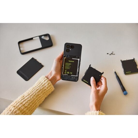 Fairphone The (Gen 6+) 16 cm (6.31") Dual-SIM Android 16.0 5G USB Typ-C 12 GB 256 GB 4415 mAh Schwarz, Farbe: Schwarz, 6 image