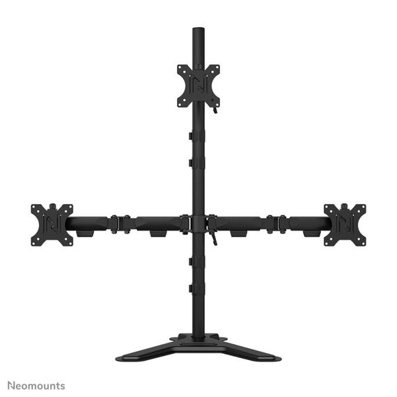 Neomounts DS45-600BL2-1 Monitorständer für drei Bildschirme 10-32", 3 image