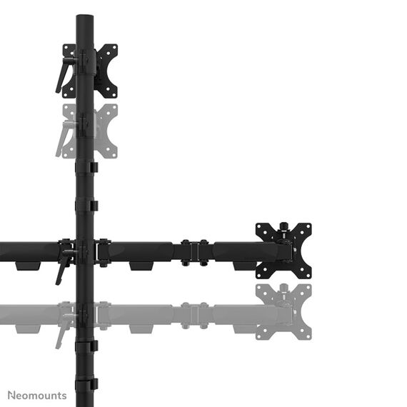 Neomounts DS60-600BL2-1 Monitorarm für drei Bildschirme 10-32", 6 image