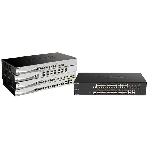 D-Link DXS-1210-16TC/E Netzwerk-Switch Managed L2 10G Ethernet (100/1000/10000) Grau, 2 image