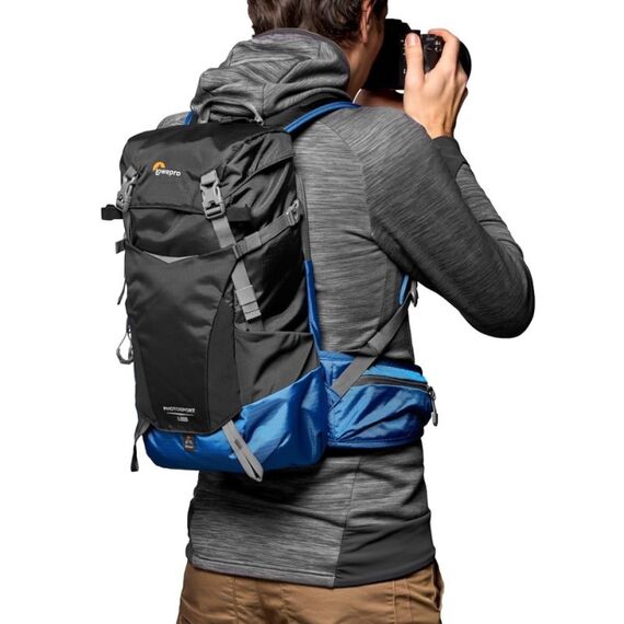 Lowepro PhotoSport Outdoor Backpack BP 15L AW III Rucksack Schwarz, Blau, Farbe: Schwarz, Blau, 3 image