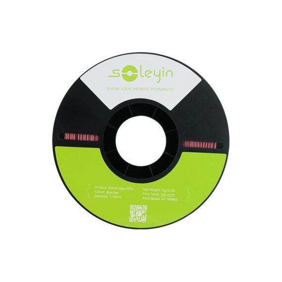 Creality Soleyin Basic PETG Polyethylenterephthalatglycol (PETG) Rot 1 kg