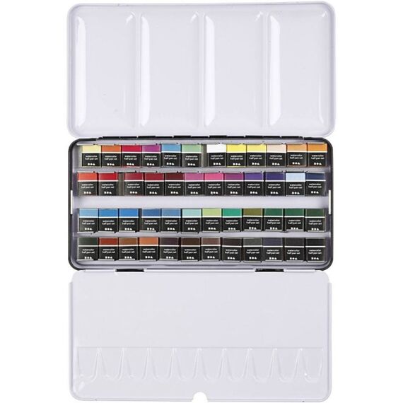 Creativ Company Art Aqua watercolour paints Farbe auf Wasserbasis Multi Palette 48 Stück(e), 2 image