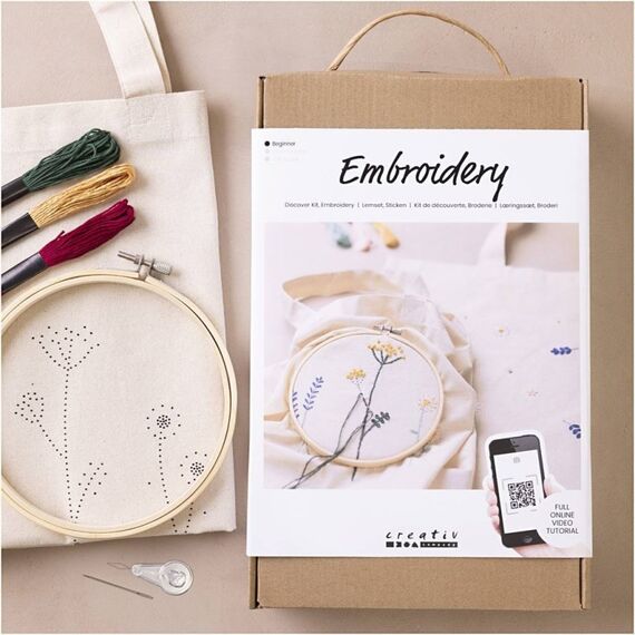 Creativ Company 970851 Stickmuster Blumen