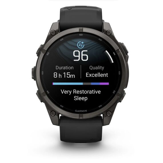 Garmin fēnix 9 3,56 cm (1.4") AMOLED 47 mm Digital 454 x 454 Pixel Touchscreen Titan WLAN GPS