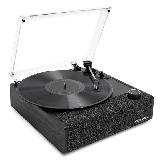 Victrola Eastwood II Audio-Plattenspieler mit Riemenantrieb Schwarz