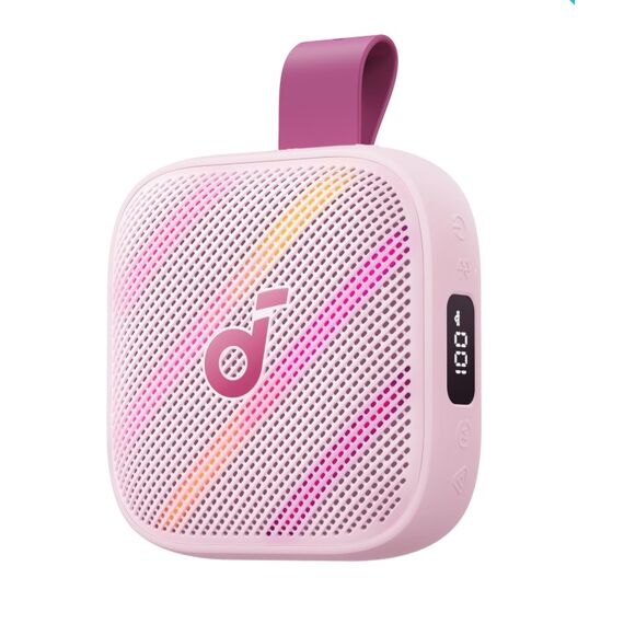 Anker Boom Go 3i Party Lautsprecher Pink 15 W, Farbe: Pink
