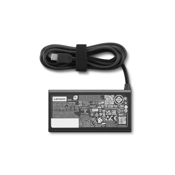 Lenovo 65W Standard USB-C AC Adapter Gen 2-Switzerland Netzteil & Spannungsumwandler Drinnen Schwarz, 2 image