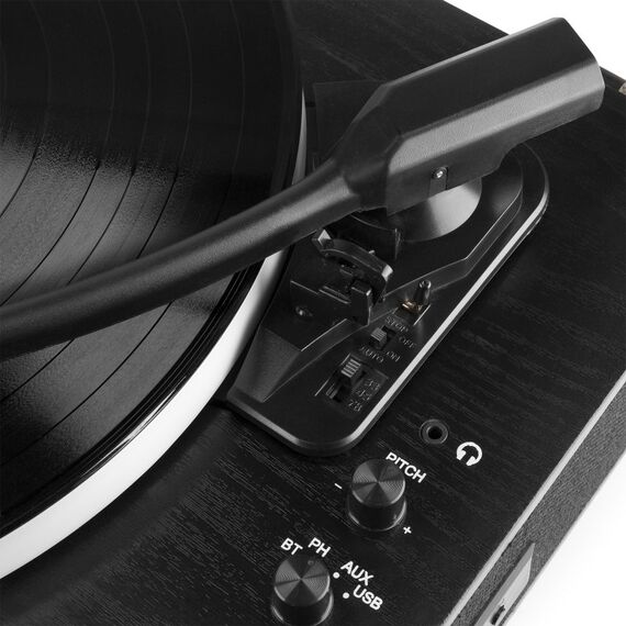 Fenton RP162LED Audio-Plattenspieler mit Riemenantrieb Schwarz Automatisch, 9 image