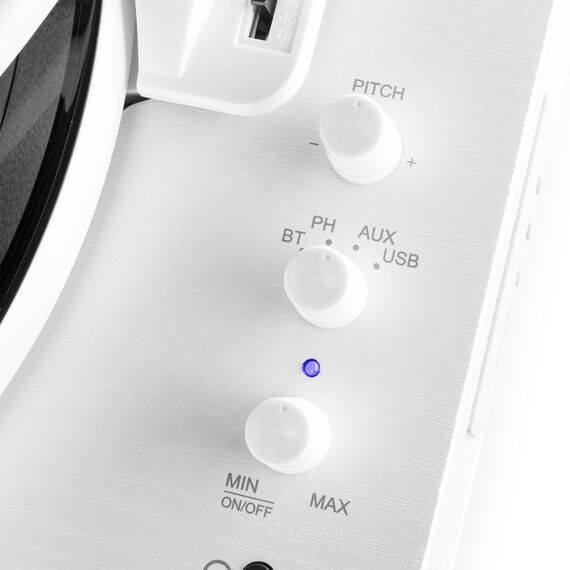 Fenton RP162W Audio-Plattenspieler mit Riemenantrieb Weiß Automatisch, 10 image