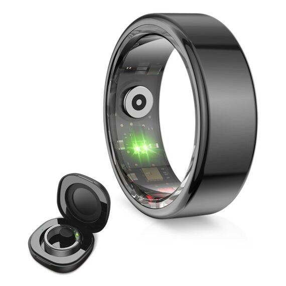 Ksix Saturn Nein Smart-Ring Aktivitäts-Tracker IP68 Schwarz