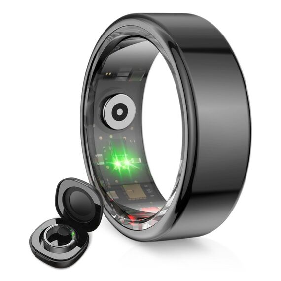Ksix Saturn Nein Smart-Ring Aktivitäts-Tracker IP68 Schwarz