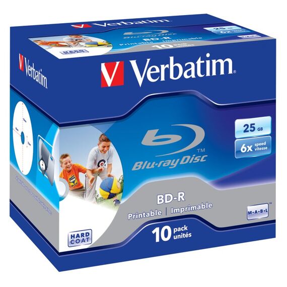 Verbatim BD-R SL 25GB 6x Printable 10 Pack Jewel Case 10 Stück(e), 4 image