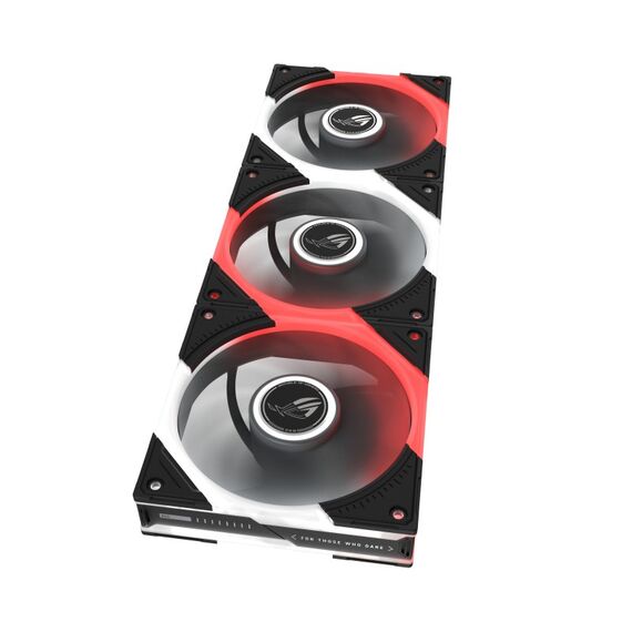 ASUS ROG Eurux GR120 ARGB Reverse Fan - Triple Pack Computergehäuse Ventilator 12 cm Schwarz, Weiß 3 Stück(e), Farbe: Schwarz, Weiß, 3 image