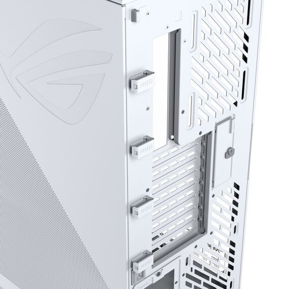 ASUS ROG CRONOX GR801 CURVE TG ARGB WHITE Midi Tower Weiß, Farbe: Weiß, 12 image