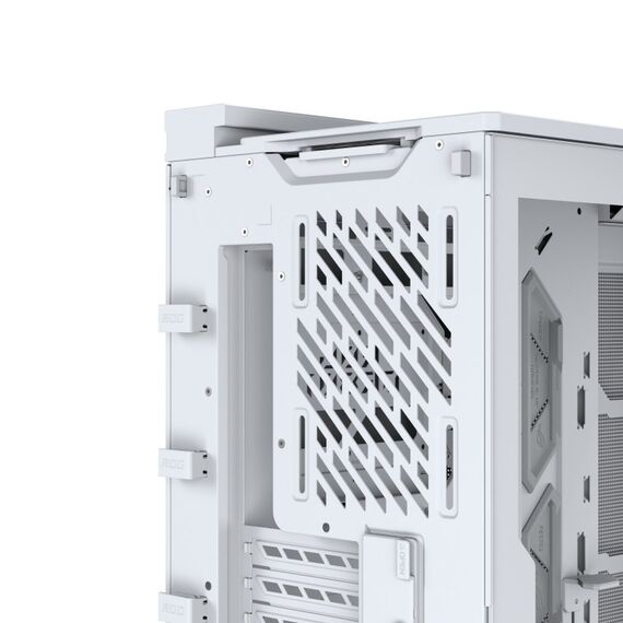 ASUS ROG CRONOX GR801 CURVE TG ARGB WHITE Midi Tower Weiß, Farbe: Weiß, 13 image