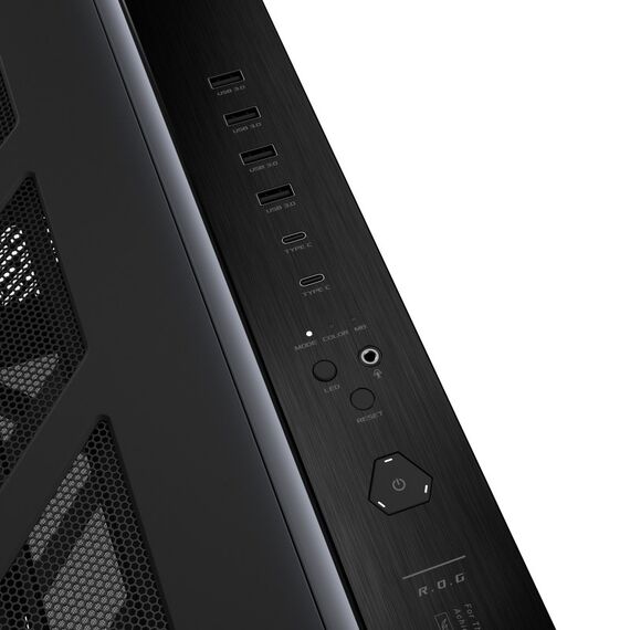 ASUS ROG CRONOX GR801 CURVE TG ARGB BLACK Midi Tower Schwarz, Farbe: Schwarz, 5 image